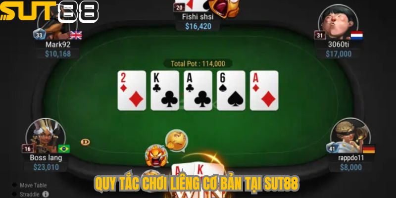Quy tắc chơi Liêng cơ bản tại Sut88